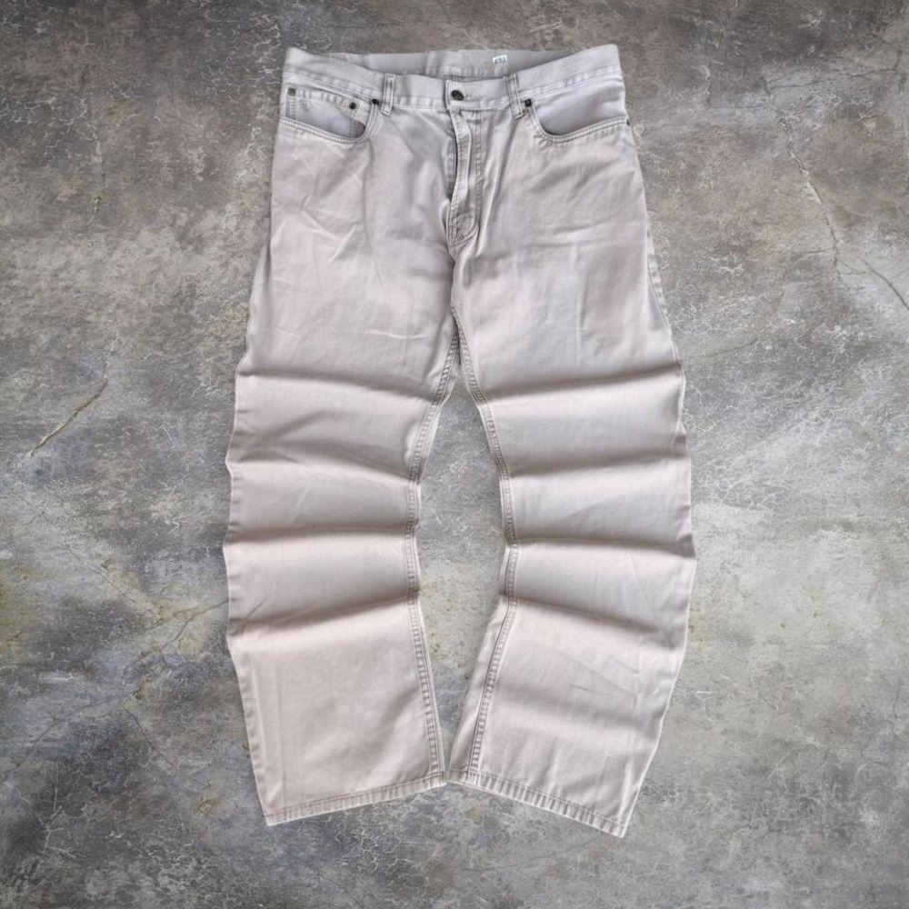 Polo Ralph Lauren 650 Mens Tan Khaki Straight Leg Cotton Twill Pants 36x32